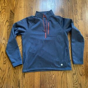 L.L.Bean Men's Mountain Fleece Half-Zip Pullover Size Medium Colorblock LL bean